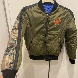 Diesel boys Reversible bomber Jacket sz 10